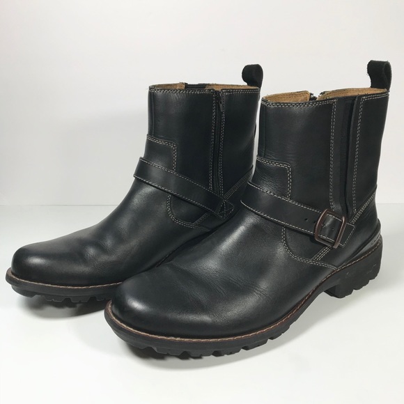 clarks mens boots with zipper